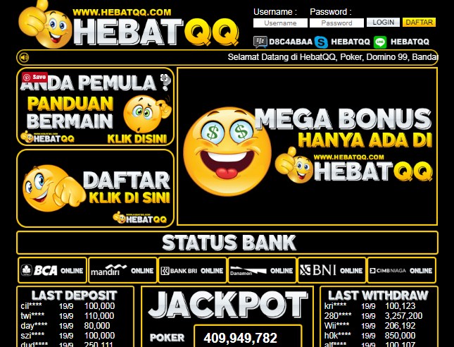 HebatQQ Situs Judi DominoQQ Online Mobile Android Iphone u2013 AseanQQ Poker, Domino 99, Bandar kiu ...